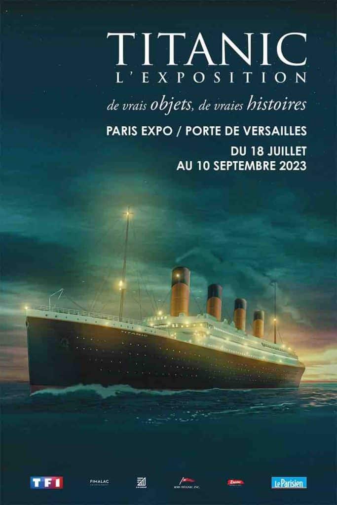 Titanic exhibition at Porte de Versailles