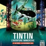 tintin, the immersive adventure at the Atelier des Lumières in Paris