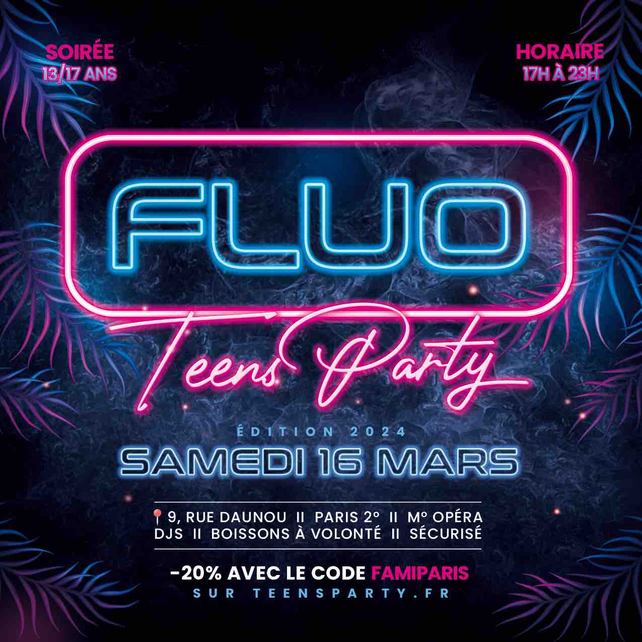 Teens Party, la boite de nuit des 13-17 ans