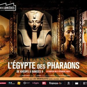Egypt at the time of the Pharaohs at the Atelier des Lumières