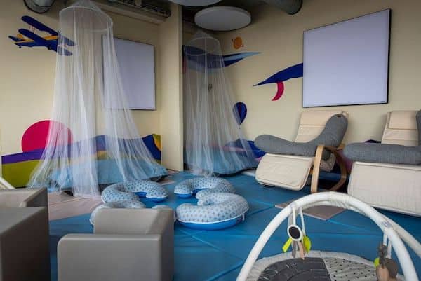 le cocon, espace familles au Musée de l'Air et de l'espace