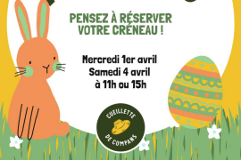 Chasse aux oeufs, cueillette de Campans 2026