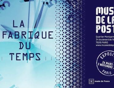 Affiche de l'exposition au Musée de La Poste - La fabrique du temps