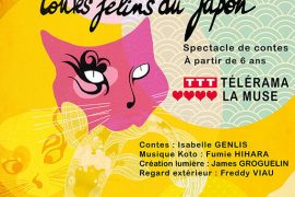 Spectacle Chats-pitres Contes félins du Japon au Théâtre de l'Essaïon et à l'Orangerie de Bagatelle 2025