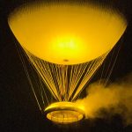 La vasque Paris 2024 de nuit