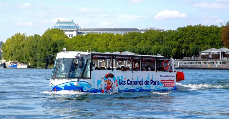 Visite guidée en bus amphibie 2025