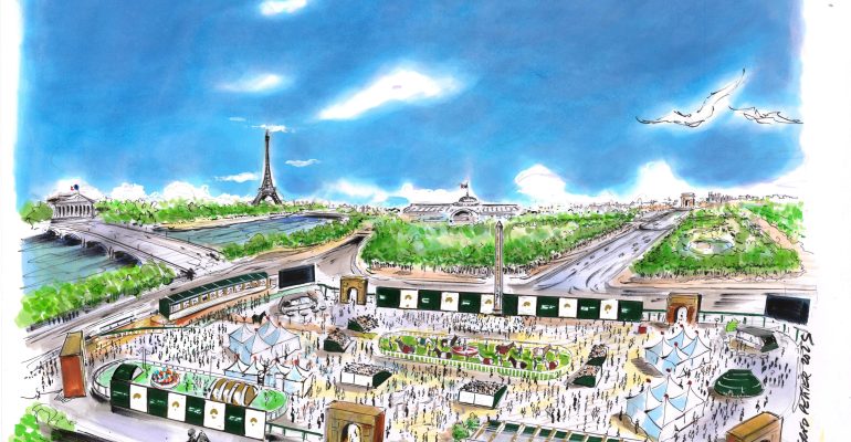Les chevaux dans la Ville 2025 à la Concorde