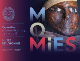 Affiche de l'exposition "Momies" au Musée de l'Homme - 2025-26