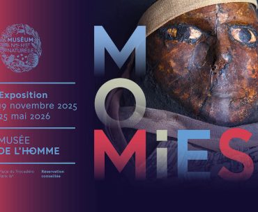 Affiche de l'expsoition "Momies" au Musée de l'Homme - nov. 2025