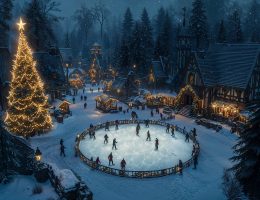 Patinoires éphémères de Noël