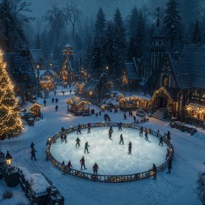 Patinoires éphémères de Noël