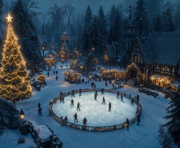 Patinoires éphémères de Noël