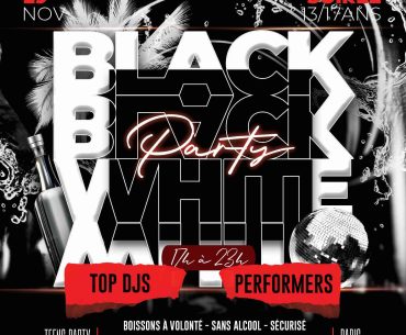 soirée noir et blanc en boite de nuit pour les ados