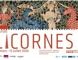 Affiche exposition "Licornes !" au Musée de Cluny