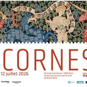 Affiche exposition "Licornes !" au Musée de Cluny