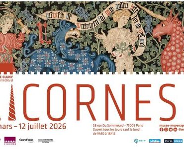 Affiche exposition "Licornes !" au Musée de Cluny