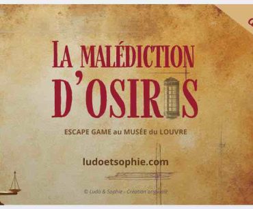 escape game au Louvre, la malediction d'osiris