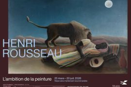 A ffiche de l'exposition "Henri Rousseau. L'Ambition de la peinture" au Musée de l'Orangerie - jussqua'u 20 juillet 2026