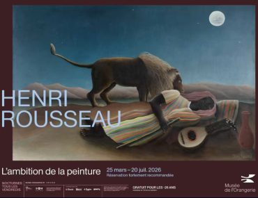 A ffiche de l'exposition "Henri Rousseau. L'Ambition de la peinture" au Musée de l'Orangerie - jussqua'u 20 juillet 2026