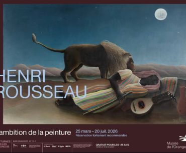 A ffiche de l'exposition "Henri Rousseau. L'Ambition de la peinture" au Musée de l'Orangerie - jussqua'u 20 juillet 2026