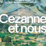 Affiche "Cezanne et nous" - exposition au Grand Palais 2026-2027
