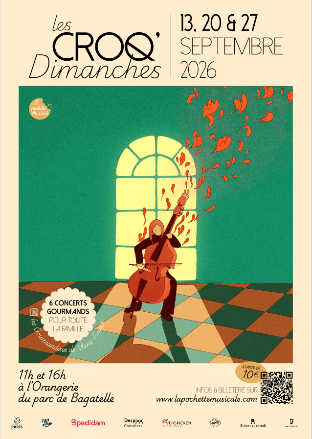 les croq'dimanches - concerts à l'Orangerie de Bagatelle 2026