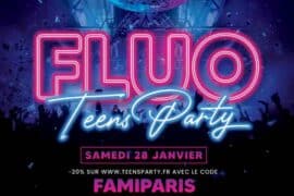 La Fluo Teens party le 28 janvier 2023