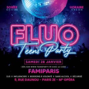 The Fluo Teens party on January 28, 2023