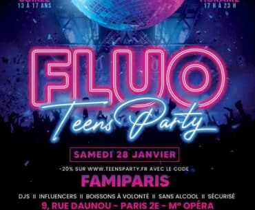 The Fluo Teens party on January 28, 2023