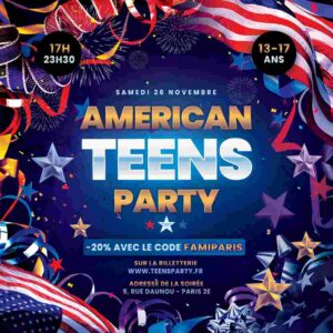 The teens party on November 26, 2022