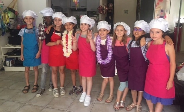 atelier de pâtisserie pour les enfants