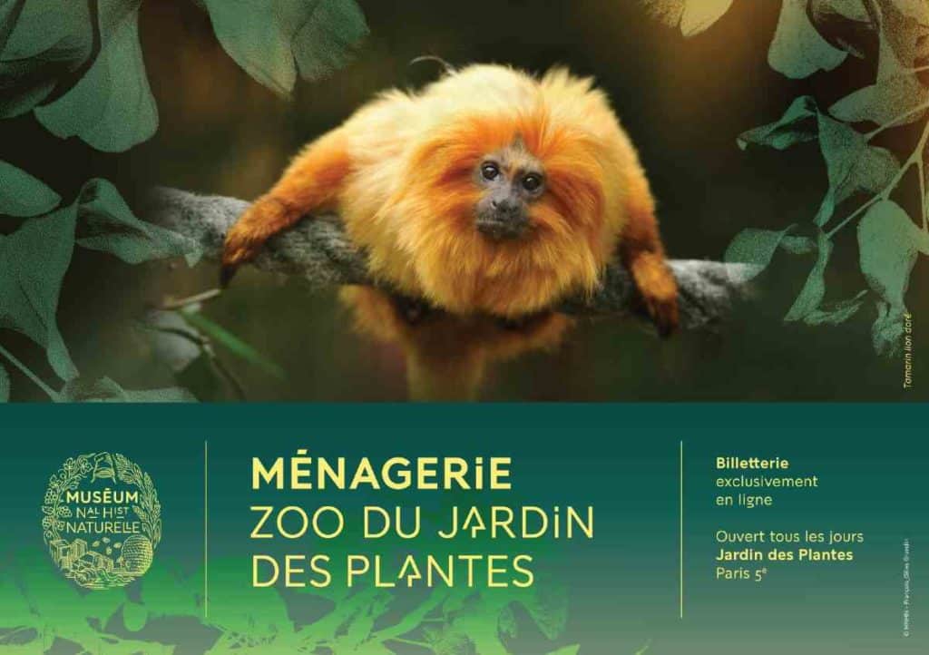 la menagerie du jardin des plantes tarif