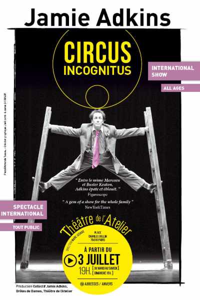 Circus incognitus au théâtre de l'Atelier cet été