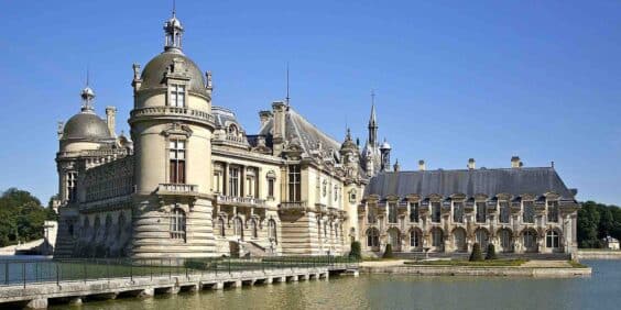 The castle of Chantilly