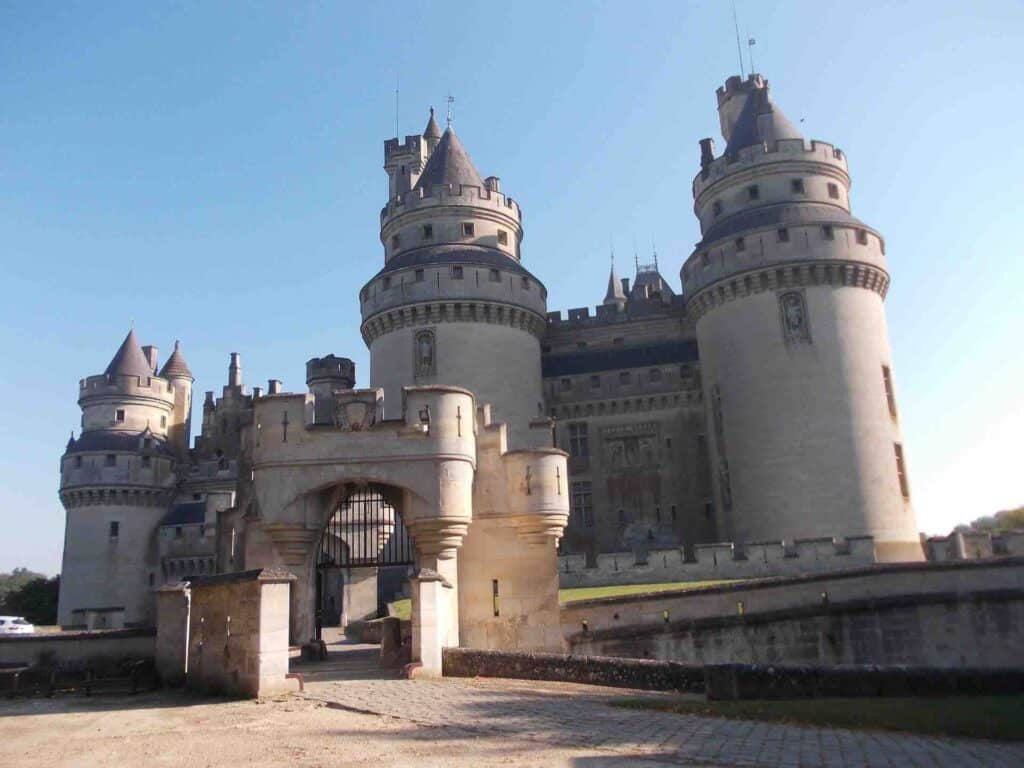 the castle of Pierrefonds