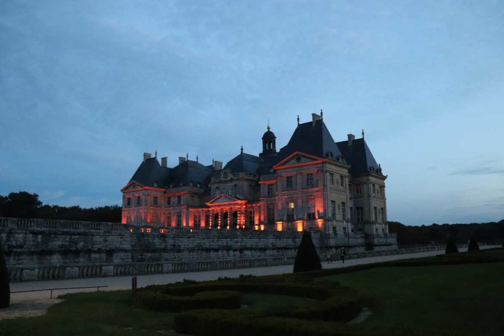 the extraordinary view from the dome of the castle of Vaux-le-Vicomte