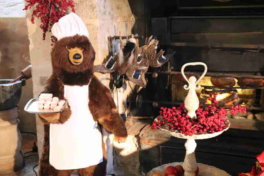 Christmas decorations in Vaux-le-Vicomte