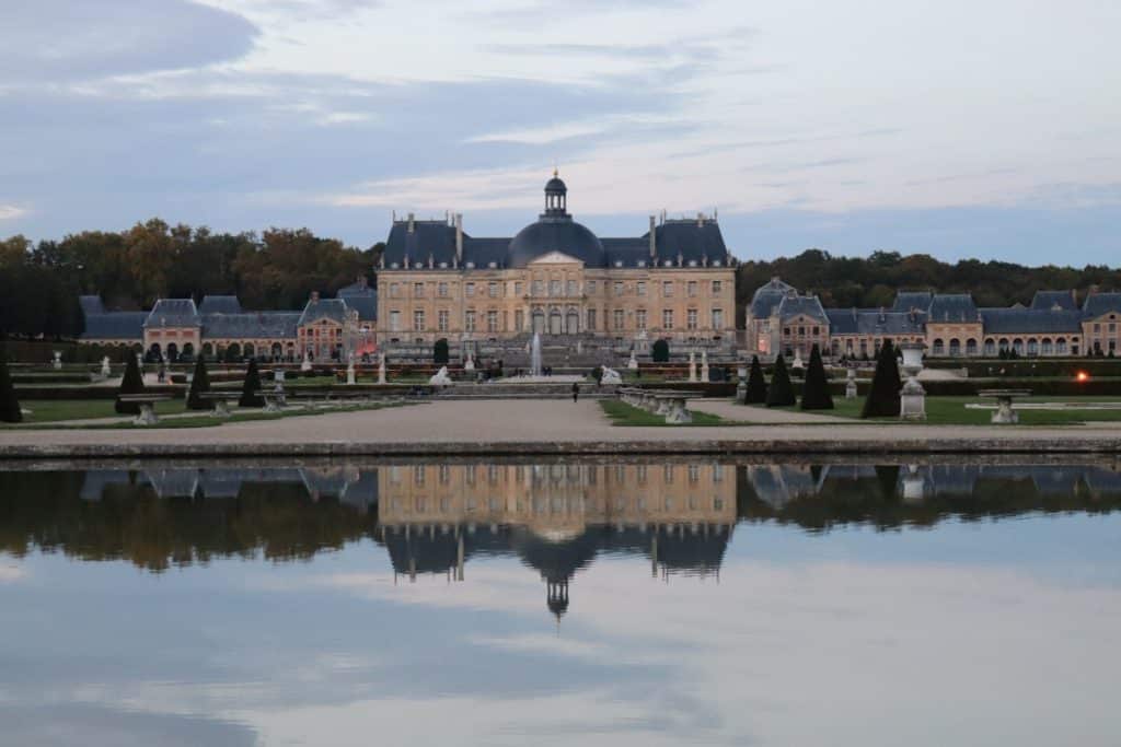 the chateau de vaux from the grand canal