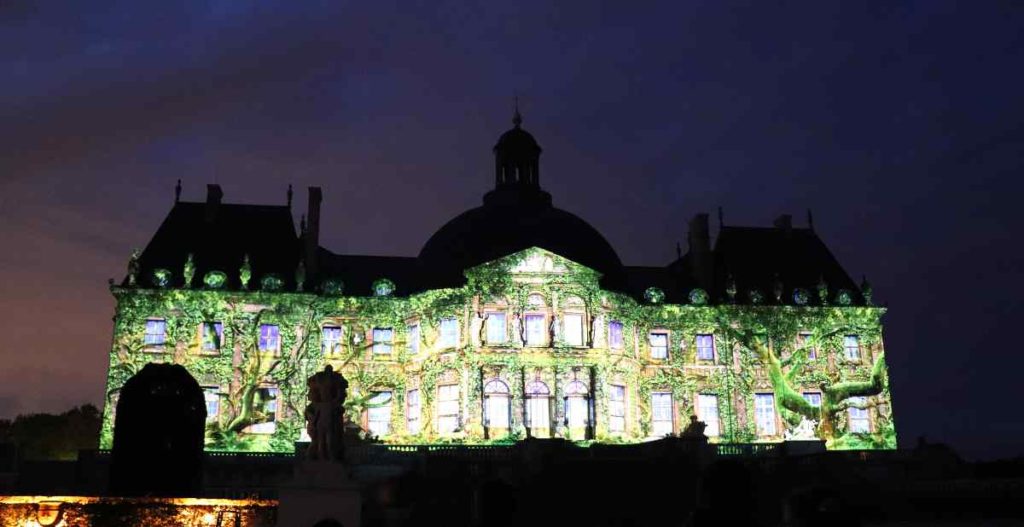 Sound and light show in Vaux le Vicomte