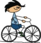 child on a bike