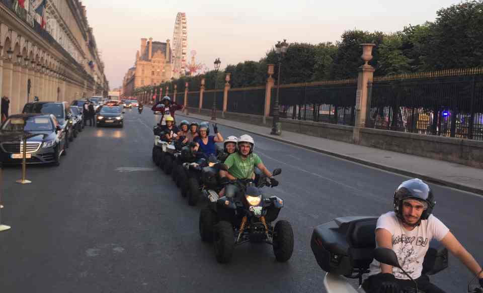 guided tour of Paris by Quad