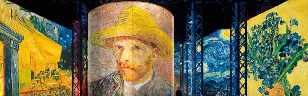 Vanv Gogh, expo la Nuit Etoilée à l'Atelier des lumières