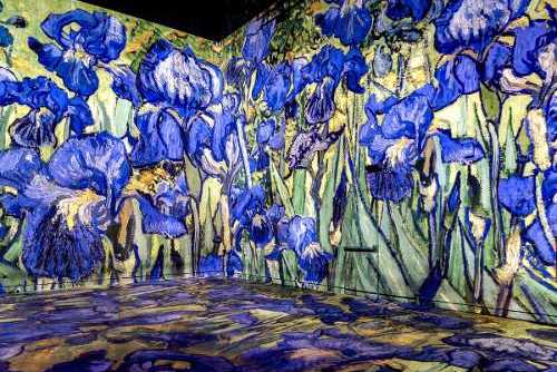 exposition immersive à l'Atelier des Lumières
