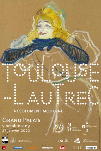 Toulouse Lautrec exhibition at the Grand Palais in Paris