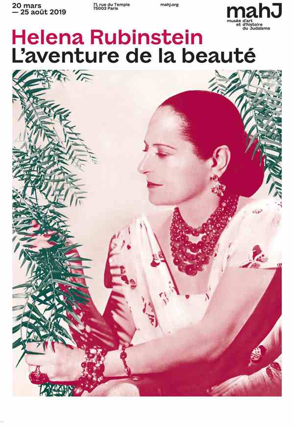 Helena Rubinstein exhibition at the Museum of Jewish Art and History in Paris