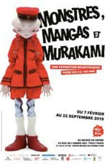 Affiche de l'exposition Murakami au musée en Herbe