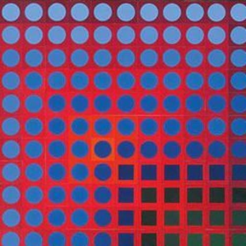Vasarely's work at the Pompidou Center