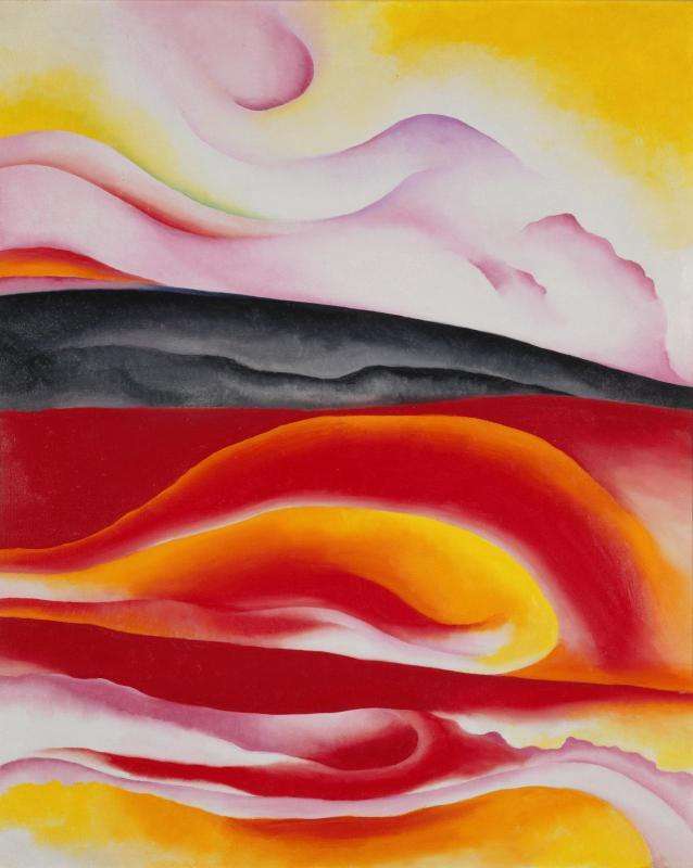 Georgia O'Keeffe exhibition at the Centre Pompidou in 2021