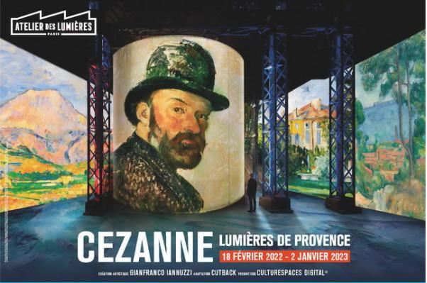 Cezanne at the workshop of lights