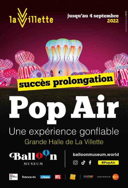 Pop air: the exhibition at the Villette joyful, immersive and different
